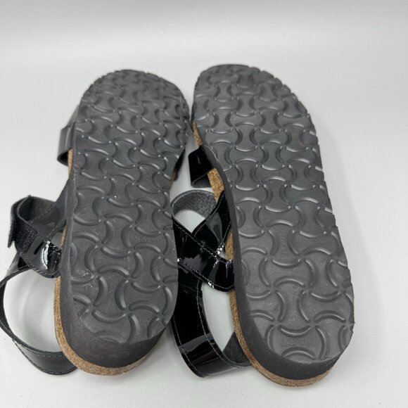 NAOT Women’s Kayla Three Strap Sandal Black Size 42 US 11 Orthopedic Comfort - Picture 6 of 6